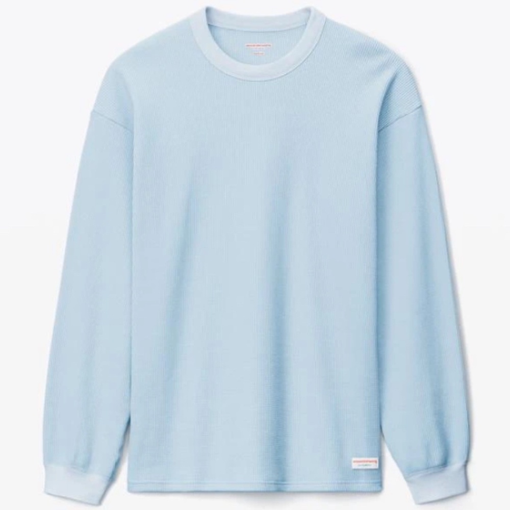 Alexander Wang - Unisex Long Sleeve In Cotton Waffle Thermal